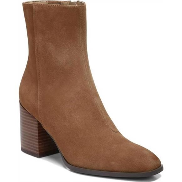 VIONIC Vienna Harper Weather Resistant Suede Boots in Toffee (Brown) 9.5 - Picture 1 of 12
